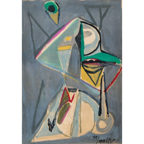 BRAM VAN VELDE : Ohne Titel (DOBIASCHOFSKY AUKTIONEN AG)
