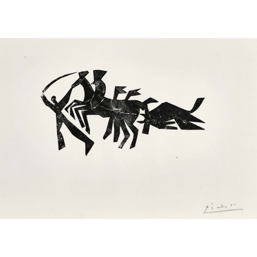PABLO PICASSO : 'La Rentr�e du Taureau' (DOBIASCHOFSKY AUKTIONEN AG)