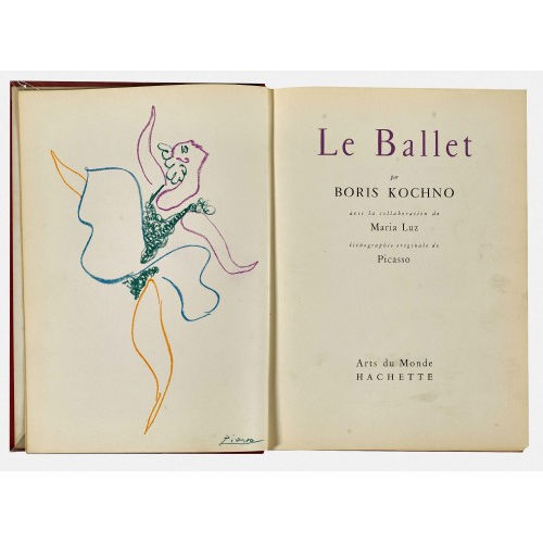 PABLO PICASSO : 'Le Ballet en France du quinzi�me si�cle � nos jours' (DOBIASCHOFSKY AUKTIONEN AG)