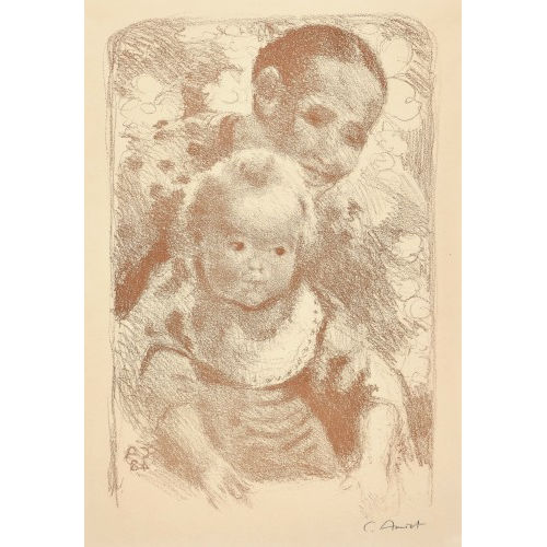 CUNO AMIET : 'Mutter und Kind' (DOBIASCHOFSKY AUKTIONEN AG)