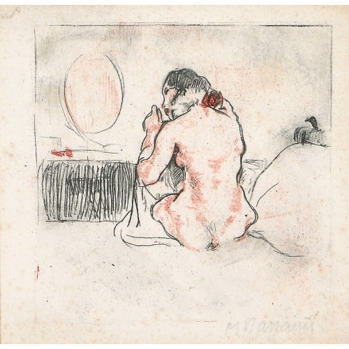 MAURICE BARRAUD : Nu de dos assis (DOBIASCHOFSKY AUKTIONEN AG)