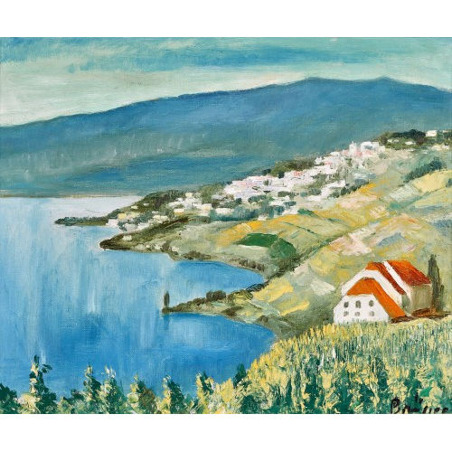 20. JH. SCHWEIZ : Seelandschaft (DOBIASCHOFSKY AUKTIONEN AG)