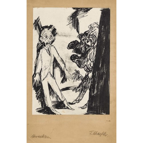 FRITZ SCHAEFLER : 'Schrecken' (DOBIASCHOFSKY AUKTIONEN AG)