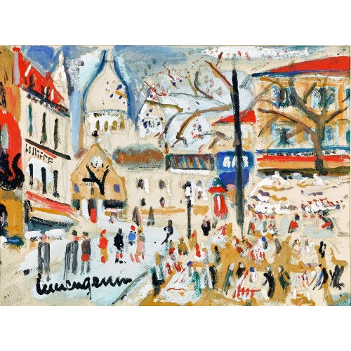 LUCIEN G�NIN : Die Place du Tertre in Paris (DOBIASCHOFSKY AUKTIONEN AG)