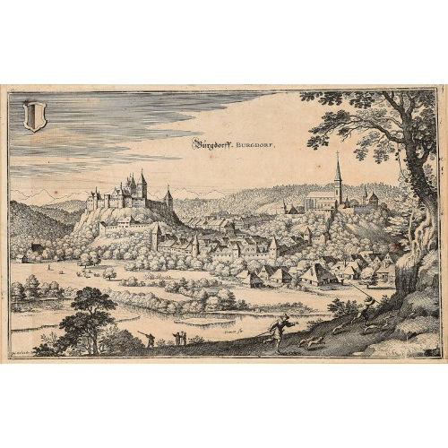 MATTH�US I MERIAN : 'Burgdorff. Burgdorf' (DOBIASCHOFSKY AUKTIONEN AG)