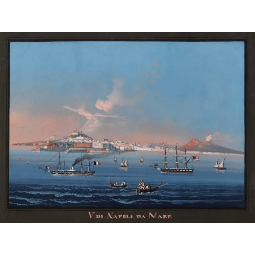 19./20. JH. NEAPOLITANISCHE SCHULE : 'V. di Napoli da Mare' (DOBIASCHOFSKY AUKTIONEN AG)