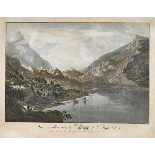JOHANN CASPAR RAHN : Der Bergsturz von Goldau (DOBIASCHOFSKY AUKTIONEN AG)