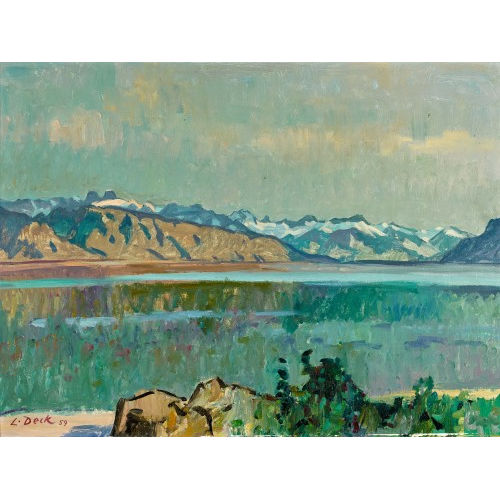 LEO DECK : Am Brienzersee (DOBIASCHOFSKY AUKTIONEN AG)