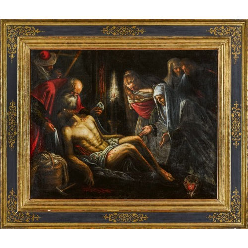 JACOPO (AUCH GIACOMO DA PONTE) BASSANO : Kreuzabnahme Christi (DOBIASCHOFSKY AUKTIONEN AG)