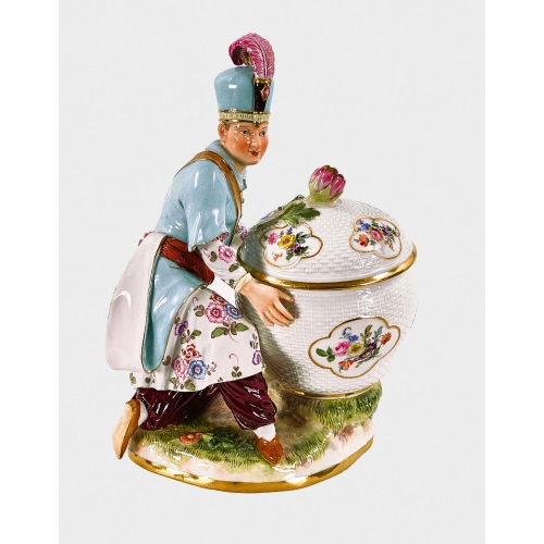 FIGURENDOSE : Meissen, Ende 19./20. Jh. (K�nigliche Porzellan Manufaktur) (DOBIASCHOFSKY AUKTIONEN AG)