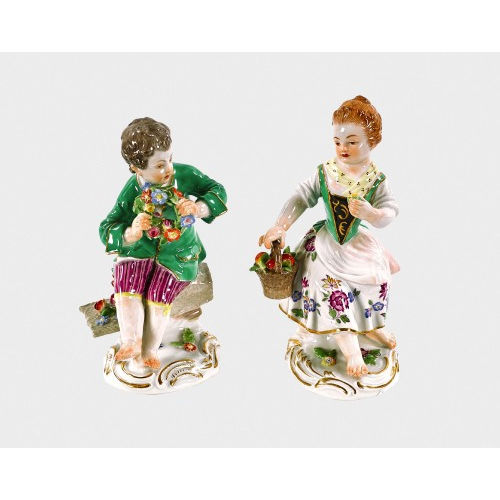 FIGURENPAAR : Meissen, 20. Jh. (Staatliche Porzellanmanufaktur) (DOBIASCHOFSKY AUKTIONEN AG)