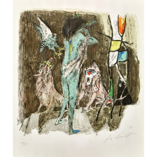 ALOIS CARIGIET : 'Das Weib und das Raubtier' (DOBIASCHOFSKY AUKTIONEN AG)