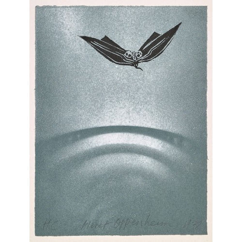 MERET OPPENHEIM : 'Schwarzer Schmetterling' (DOBIASCHOFSKY AUKTIONEN AG)