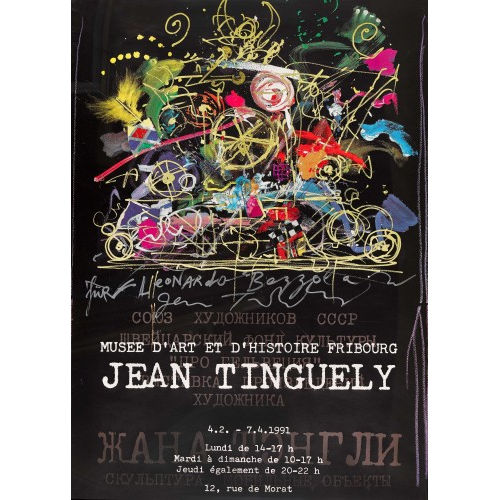 JEAN TINGUELY : 'Mus�e d'Art et d'Histoire Fribourg 1991' (DOBIASCHOFSKY AUKTIONEN AG)