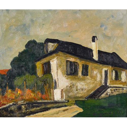 GEORGES BORGEAUD : 'Maison de Del�mont' (DOBIASCHOFSKY AUKTIONEN AG)