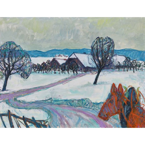 HUGO WETLI : Winterlandschaft im Bernbiet (DOBIASCHOFSKY AUKTIONEN AG)