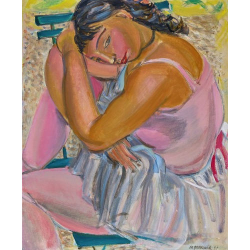 MAURICE BARRAUD : 'Danseuse sur la chaise' (DOBIASCHOFSKY AUKTIONEN AG)