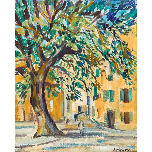 ROBERT SAVARY : 'Place � St. Paul' (DOBIASCHOFSKY AUKTIONEN AG)