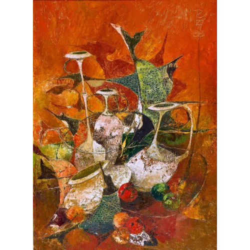 RYSZARD ZAJAC : 'Martwa natura' (Stillleben) (DOBIASCHOFSKY AUKTIONEN AG)
