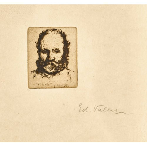 �DOUARD VALLET : 'Petit t�te d'homme (face)' (DOBIASCHOFSKY AUKTIONEN AG)