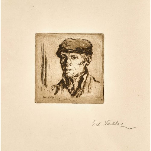 �DOUARD VALLET : 'T�te d'un paysan' (DOBIASCHOFSKY AUKTIONEN AG)