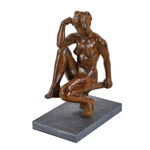 OTTO CHARLES B�NNINGER : Sitzender weiblicher Akt (DOBIASCHOFSKY AUKTIONEN AG)