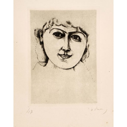 ANDR� DERAIN : 'T�te de femme' (DOBIASCHOFSKY AUKTIONEN AG)