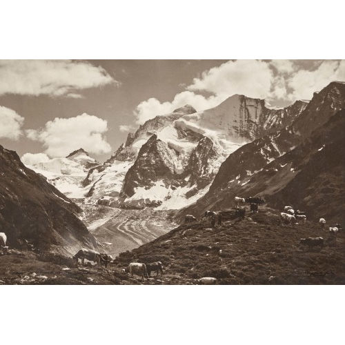 ARNOLD KLOPFENSTEIN : 'Alpe d'Arpitette Dt. Blanche' (DOBIASCHOFSKY AUKTIONEN AG)