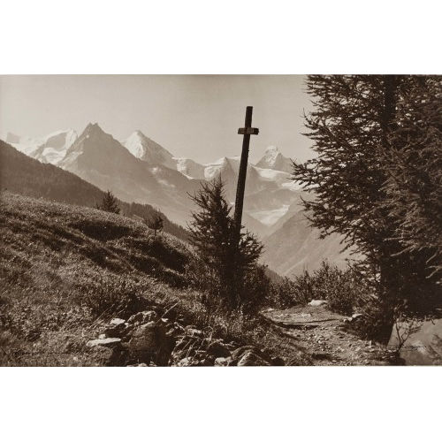 EMANUEL GYGER : 'Croix pr�s St. Luc Besson-Gabelhorn Cervin' (DOBIASCHOFSKY AUKTIONEN AG)