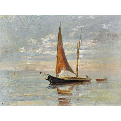 LOUIS-AM�D�E BAUDIT : Barque sur le lac (DOBIASCHOFSKY AUKTIONEN AG)