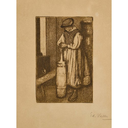 �DOUARD VALLET : 'Batteuse de beurre' (DOBIASCHOFSKY AUKTIONEN AG)