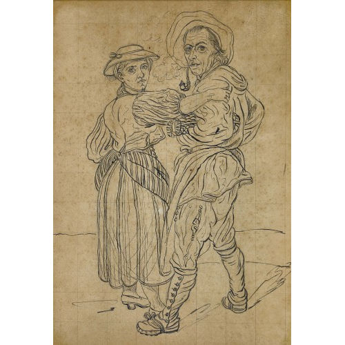 JOSEF ALFONS ALOIS REINHARD : Trachtenpaar (DOBIASCHOFSKY AUKTIONEN AG)