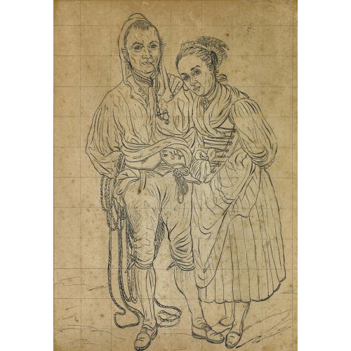 JOSEF ALFONS ALOIS REINHARD : Trachtenpaar (DOBIASCHOFSKY AUKTIONEN AG)
