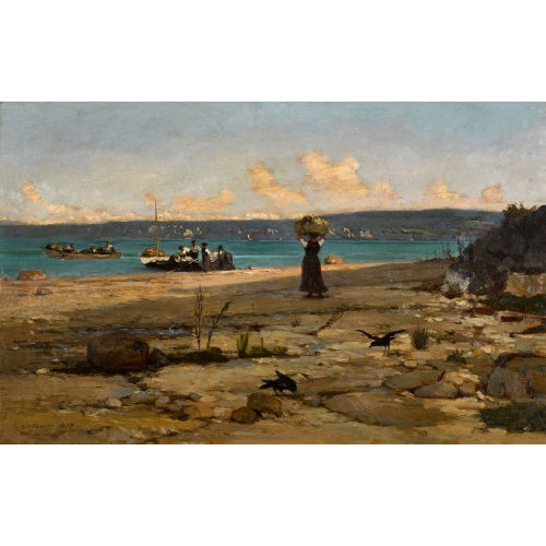 FRAN�OIS BOCION : La c�te � San Stefano (DOBIASCHOFSKY AUKTIONEN AG)