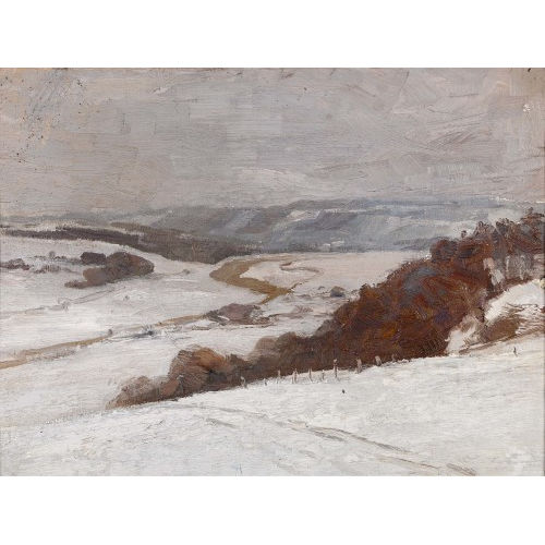 20. JH. SCHWEIZ : Winterlandschaft (DOBIASCHOFSKY AUKTIONEN AG)