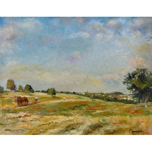 FRITZ P�MPIN : 'Fr�hherbst auf dem Wenslingerfeld' (DOBIASCHOFSKY AUKTIONEN AG)