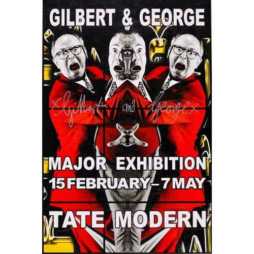 GILBERT GILBERT & GEORGE (EIGTL. PROESCH : 'Major Exhibition Tate Modern' (DOBIASCHOFSKY AUKTIONEN AG)