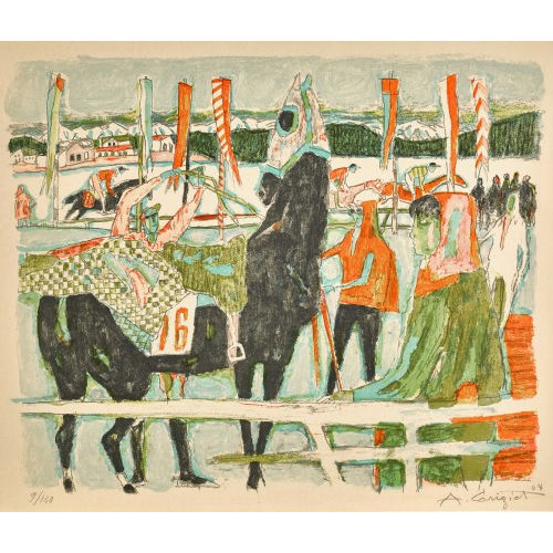 ALOIS CARIGIET : 'Sattelplatz 2' (DOBIASCHOFSKY AUKTIONEN AG)