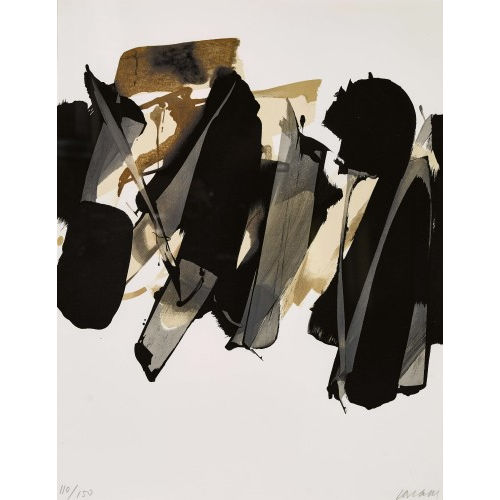 PIERRE SOULAGES : 'Lithographie Nr. 14' (DOBIASCHOFSKY AUKTIONEN AG)