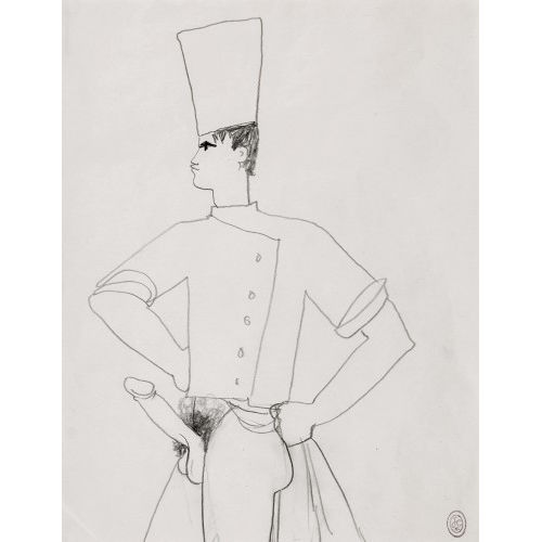 JEAN COCTEAU : 'Erotique - Le cuisinier' (DOBIASCHOFSKY AUKTIONEN AG)