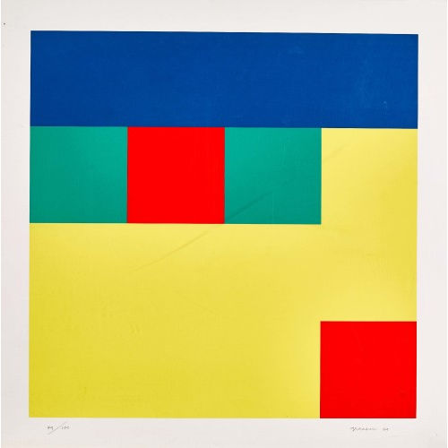 CAMILLE GRAESER : 'Disloziertes Quadrat' (DOBIASCHOFSKY AUKTIONEN AG)