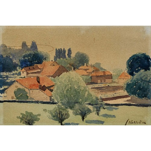 F�LIX VALLOTTON : Paysage (DOBIASCHOFSKY AUKTIONEN AG)