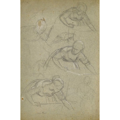 JACQUES ALFRED VAN MUYDEN : Skizzenblatt (DOBIASCHOFSKY AUKTIONEN AG)