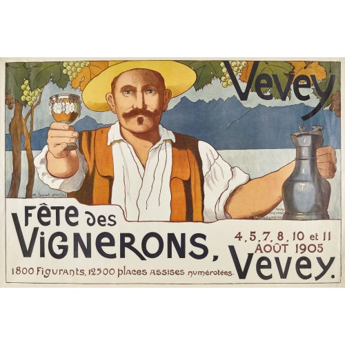 MARGUERITE BURNAT-PROVINS : 'F�te des Vignerons, Vevey 1905' (DOBIASCHOFSKY AUKTIONEN AG)
