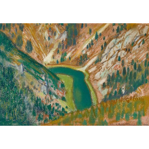 CHARLES L'EPLATTENIER : Vue sur Moron (DOBIASCHOFSKY AUKTIONEN AG)