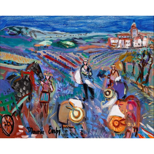 MAURICE EMPI : 'Bleu lavande' (DOBIASCHOFSKY AUKTIONEN AG)