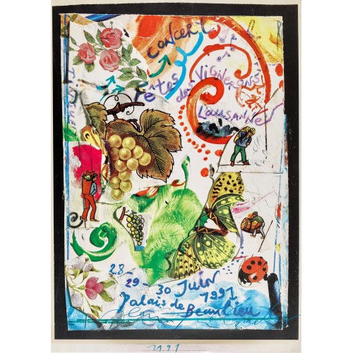 JEAN TINGUELY : 'F�tes des Vignerons Lausanne' (DOBIASCHOFSKY AUKTIONEN AG)