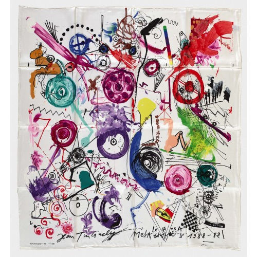 JEAN TINGUELY : Foulard 'Meta Leggera 1988-89' (DOBIASCHOFSKY AUKTIONEN AG)
