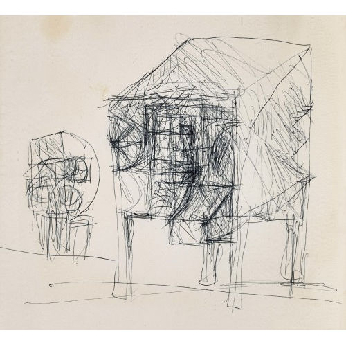 BERNHARD LUGINB�HL : Studie zur Skulptur 'Josef Boss' von 1971 (DOBIASCHOFSKY AUKTIONEN AG)
