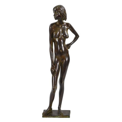HEINZ SCHWARZ : 'Jeune fille debout (No. 16)' (DOBIASCHOFSKY AUKTIONEN AG)